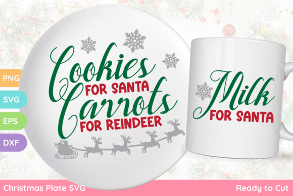 Christmas Cookie and Cup Set for Crafts