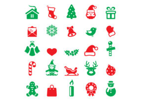 Christmas Cute Icon Set