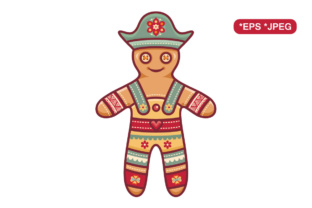 Christmas Gingerbread Man Icons