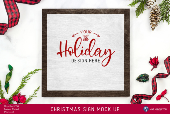 Christmas Sign Mock Ups