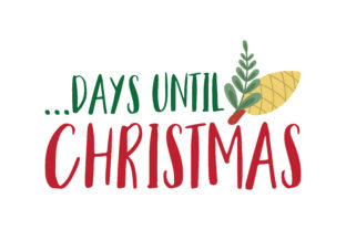 Days Until Christmas: A Crafts Graphic Design Asset