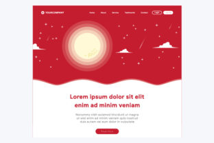 Hero Header for Websites with Christmas Cheer